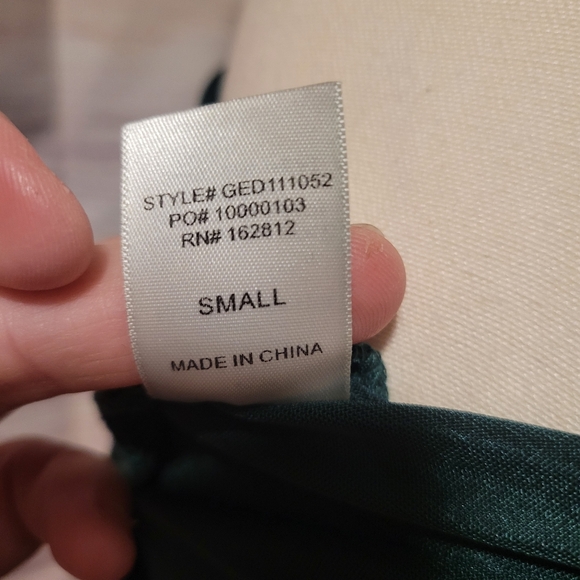 Windsor Emerald Satin Mini Dress - Picture 6 of 7